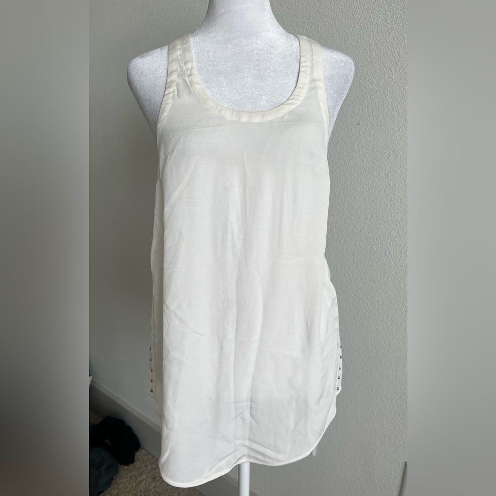 IRO Off-White Sleeveless Tank Top